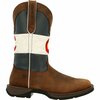 Durango Rebel by Colorado Flag Western Boot, BARK BROWN/COLORADO FLAG, M, Size 12 DDB0346